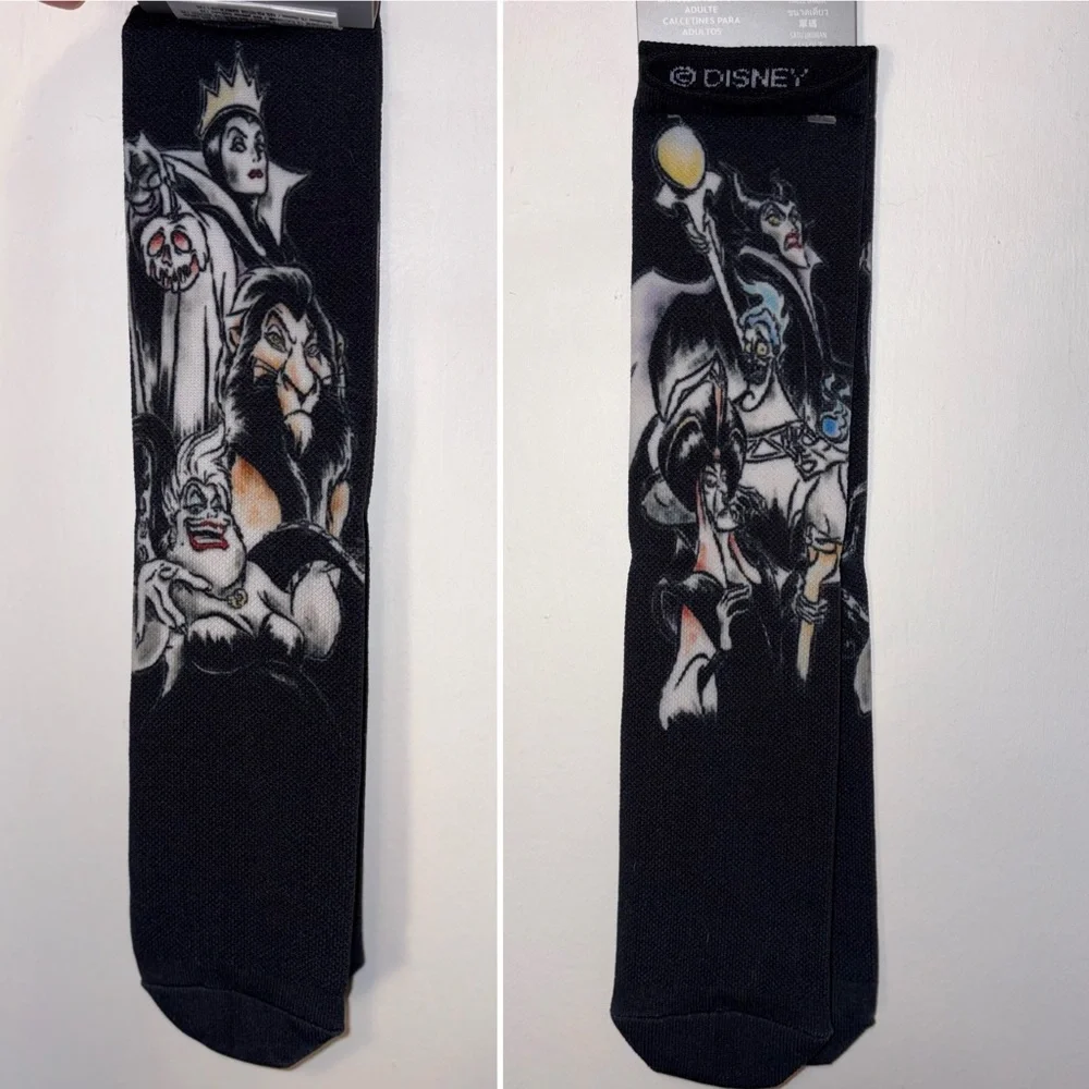 NWT WDW Disney Parks  – Villains Collection – Maleficent,‎ Ursula, Scar – 1 Pair